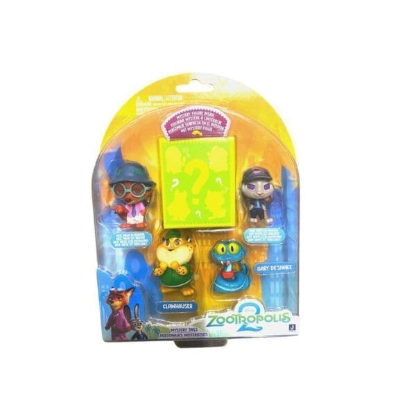 Zootropolis Tiny Tails Figurar 4cm 5 stk