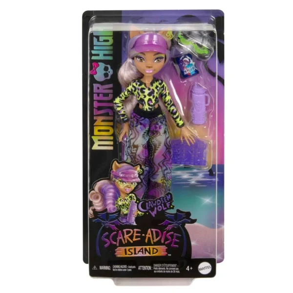 Monster High Scare-adise Island Clawdeen dukka