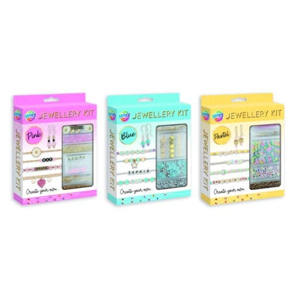 Smúkkusett 3 ass. armband, oyraringar og hálsketa