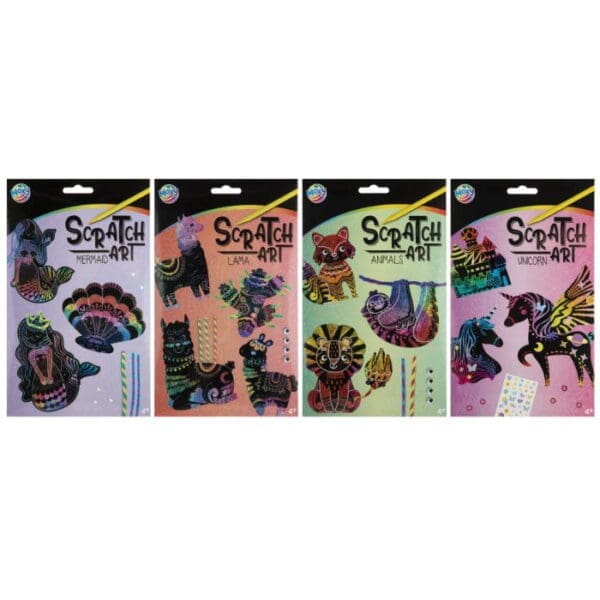 Kradse kunst 3 ark klisturmerki & penn 4 ass.