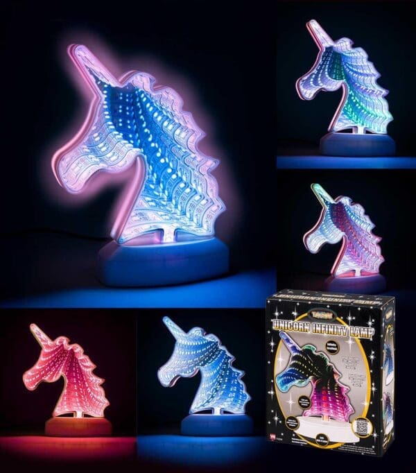 Einhyrninga lampa 19x15cm