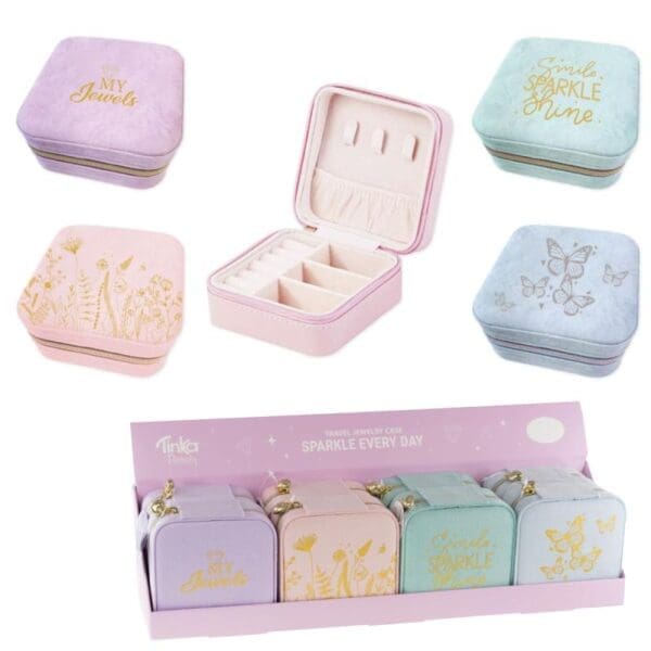 Smykkuskrín 10,3x10,3x4,6cm