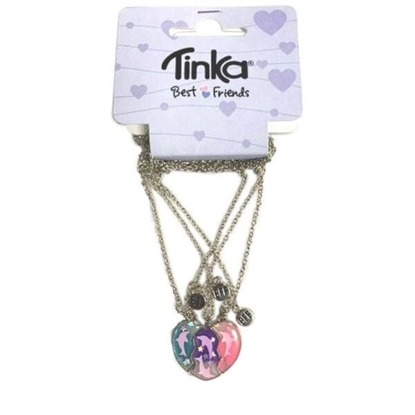 BFF hálsketa hjarta, 3 stk