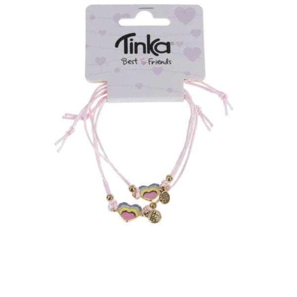 BFF armband, hjarta, 2 stk