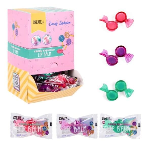 LIP BALM TOFFEE 5 ASS