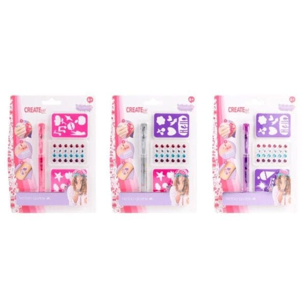 CREATE IT! TATTOO PEN SCENTED DMNDS&STENC 3 ASS