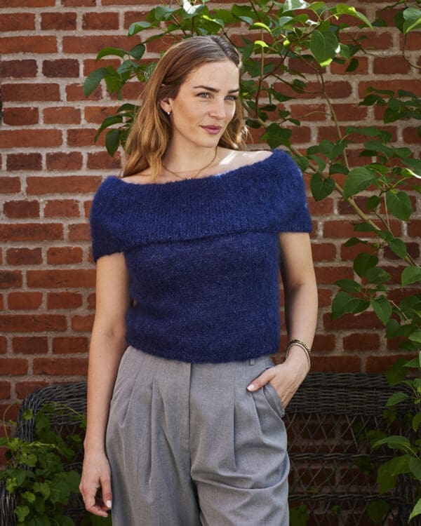 Bellissima Off shoulder top bindiuppskrift