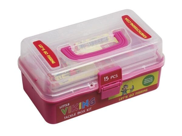 TACKLE BOX KIT 15 stk, pink