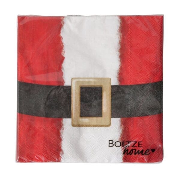 Santa serviettar 16,5x16,5cm 20 stk