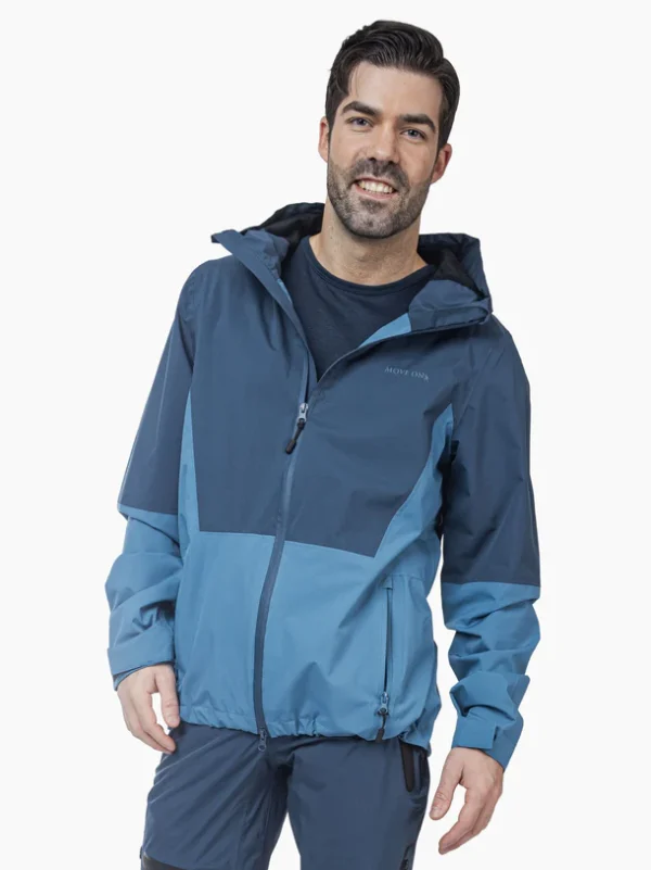 Lyngeseidet regnjakki Blue Teal