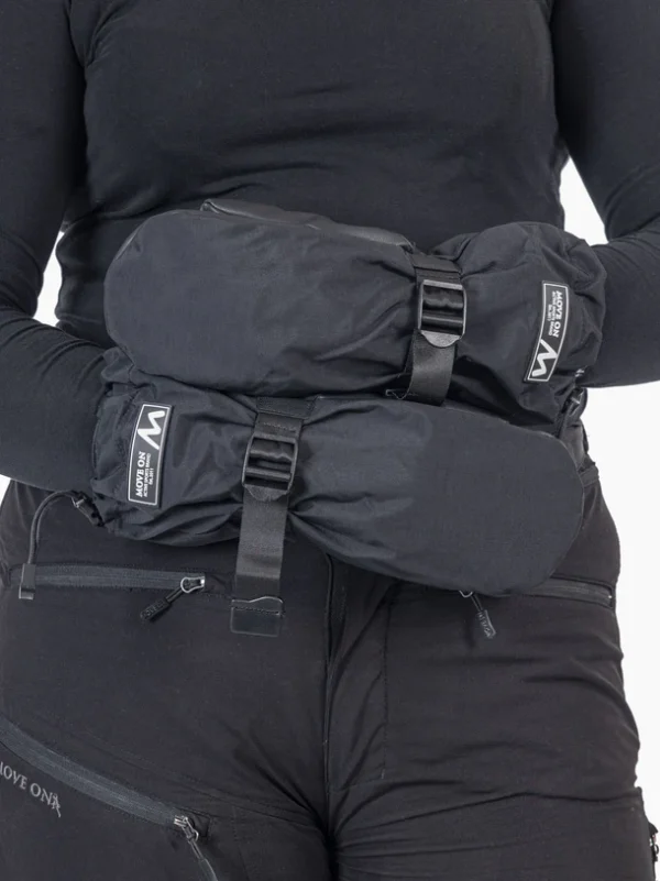 Frost vøttir 2í1, svartir