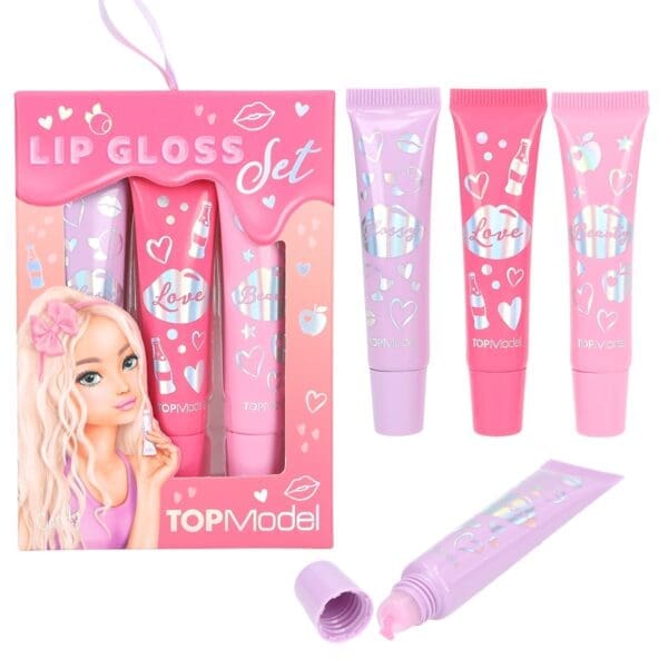 TOPModel Lipgloss 3-pak BEAUTY and ME