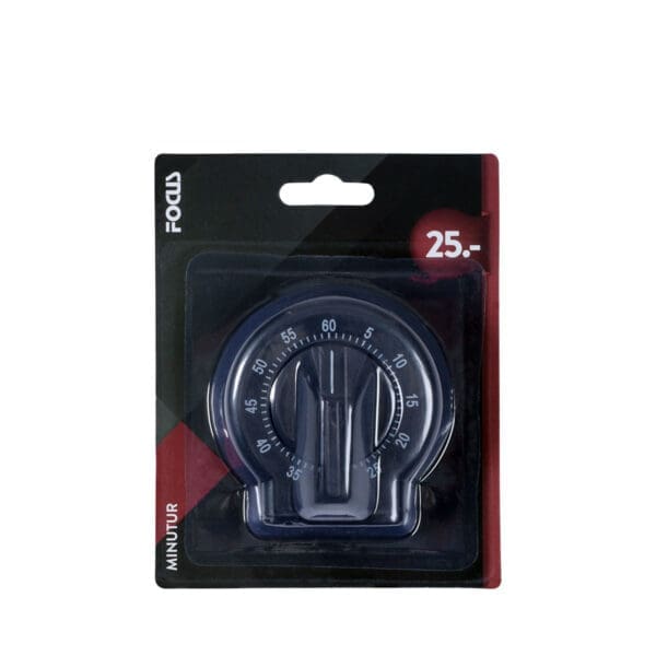 Focus minuttur, svart