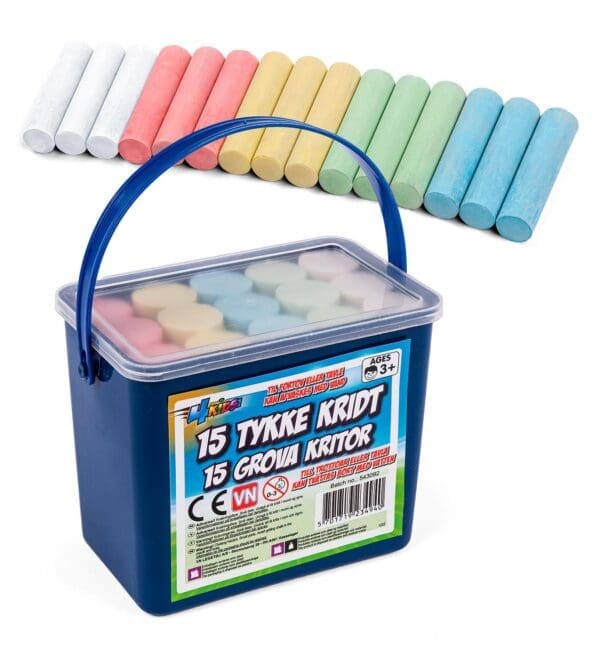 4-KIDS 15 stk krit, tjúkk