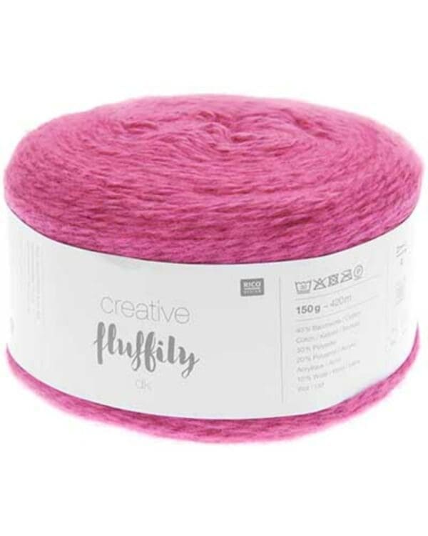 Fluffily dk fuchsia 150gr