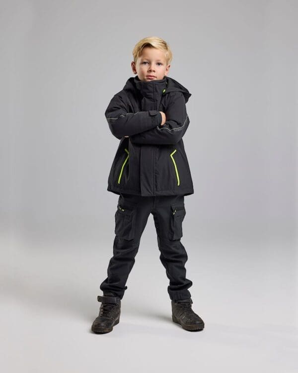 Vetrarjakki, fóraður, til børn