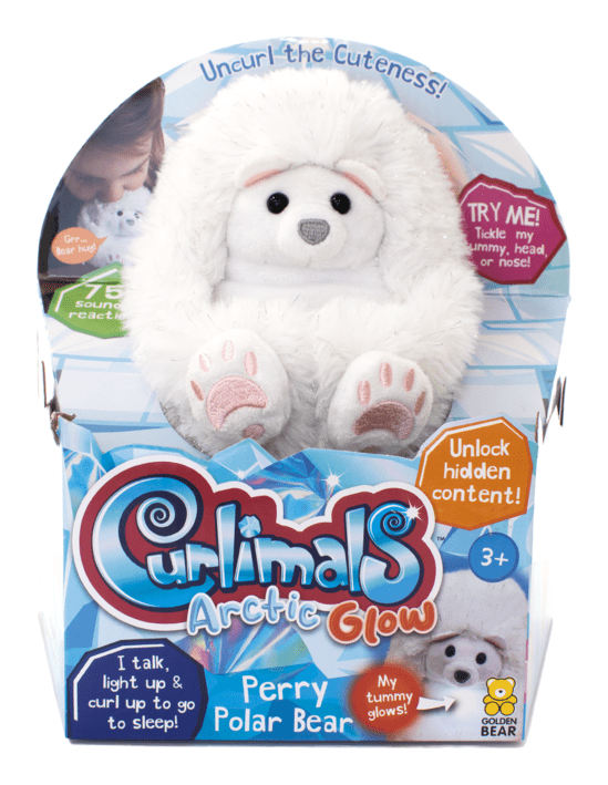 Curlimals Arctic Glow Perry Polar Bear
