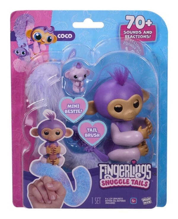 Fingerlings Snuggle Tails Monkey