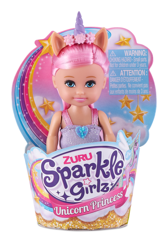 Sparkle Girlz dukka 11,5cm Unicorn Princess Cupcake Asst