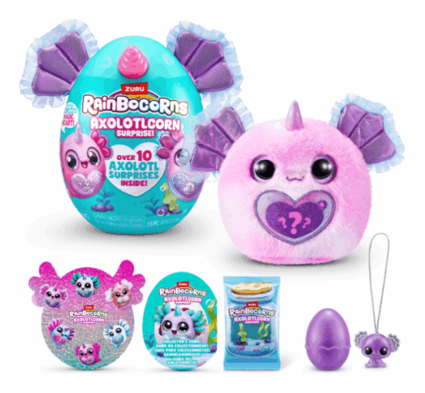 Rainbocorns Sparkle Heart Surprise S1 Axolotl