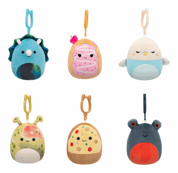 Squishmallows bamsa 9cm Mini Clip-On 21 Asst