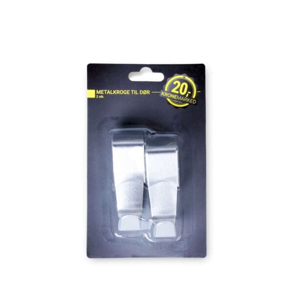 Knagar at hanga á hurð, 2 stk