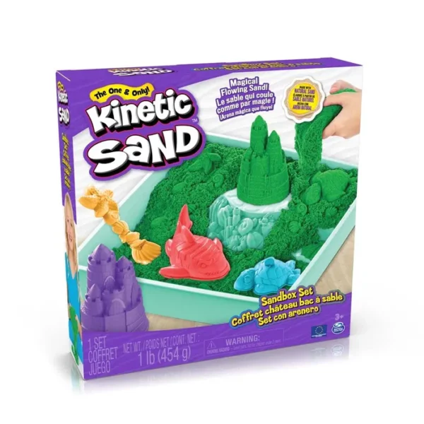 Kinetic Sand Sandbox Set - Grønt