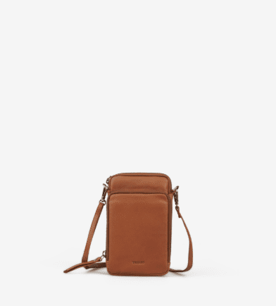 Gaia telefontaska 18x11x3cm Cognac