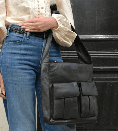 Rasmine taska 29x28x8cm svørt