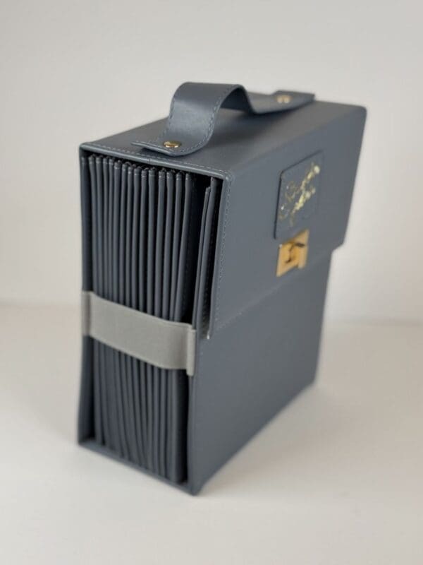 Stokkamappa t/rundstokkar 21x15x9cm, blá