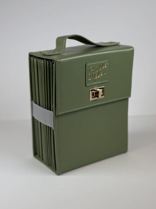 Stokkamappa t/rundstokkar 21x15x9cm, grøn