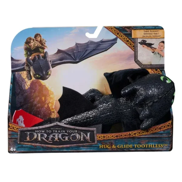 Dragons Movie Gliding Hug Toothless Plush 30 cm
