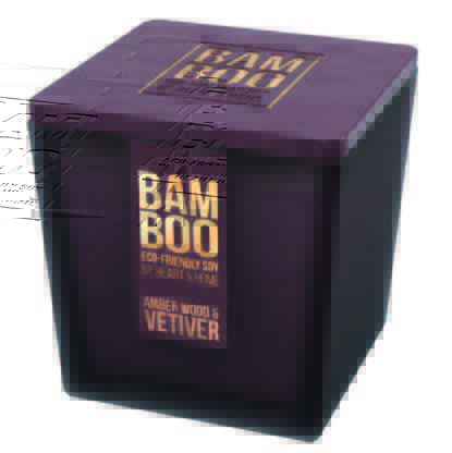 BAMBOO Duftljós Amber Wood og Vetiver