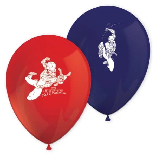 SPIDER MAN ballónir 28cm, 8 stk