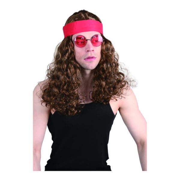 Hippie parykkur, brúnt