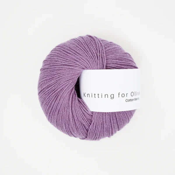 Cotton Merino Artichoke Purple/Artiskoklilla