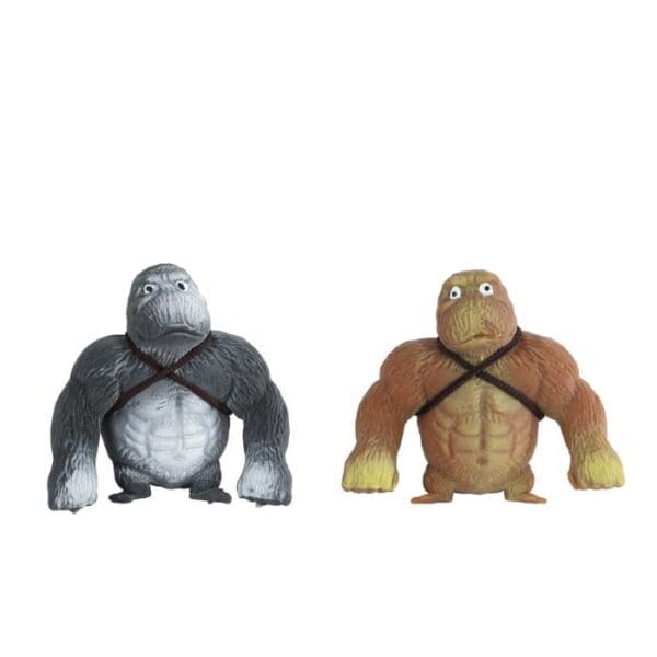 Super stræk gorilla 9cm 2ass+3år 9x3x8cm i display