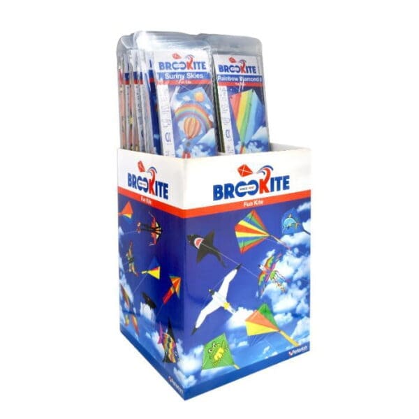 Diamand drage 55x48cm m/50m.line 4 ass.