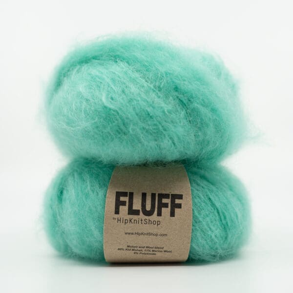 FLUFF Mohair Yarn - Turquise