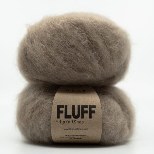 FLUFF Mohair Yarn - Biscuit
