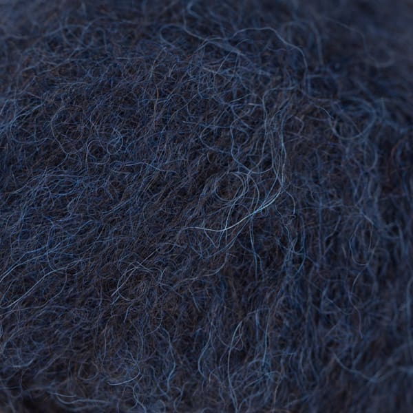 BRUSHED ALPACA SILK 42 Mørk marineblå