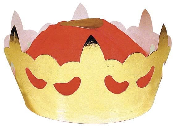 Kongakrúna Ø18cm gull