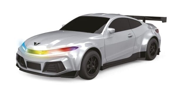 R/C fjarstýrdur bilur v/løðistøð, hvítur