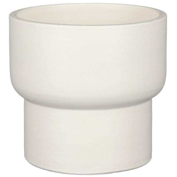 Riva skjúlari - H15xØ17cm, hvítur