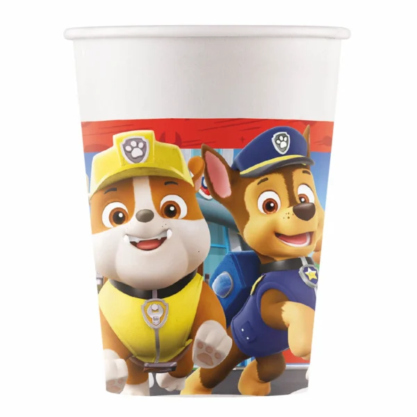 Einnýtiskoppar Paw Patrol 8 stk