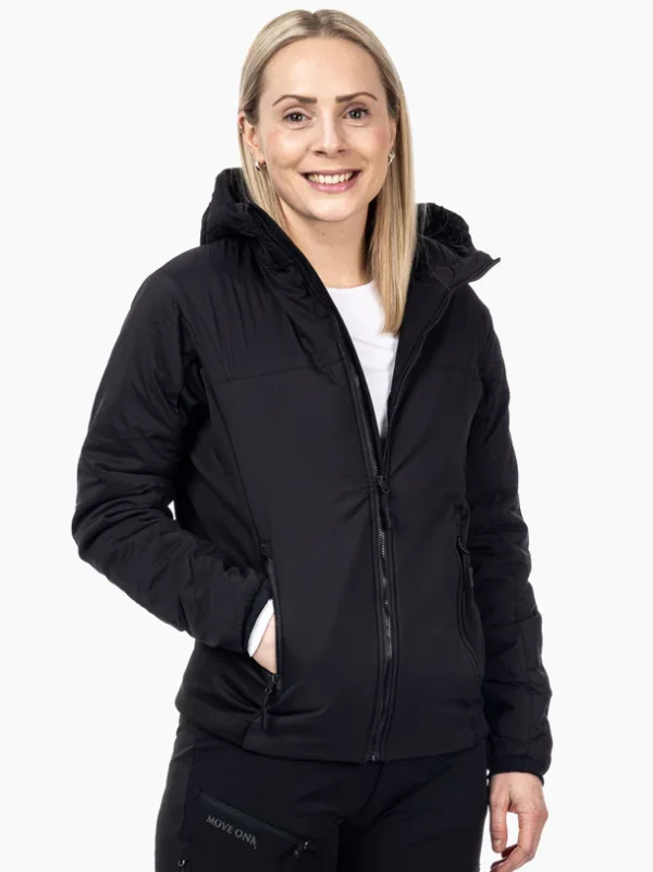Alta jakki til kvinnur, svartur