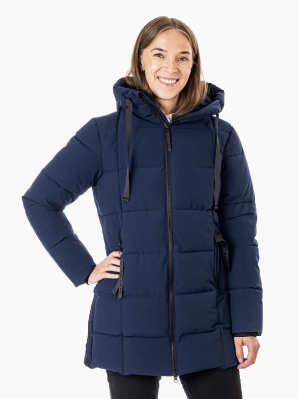 Namsos jakki til kvinnur, myrkabláur