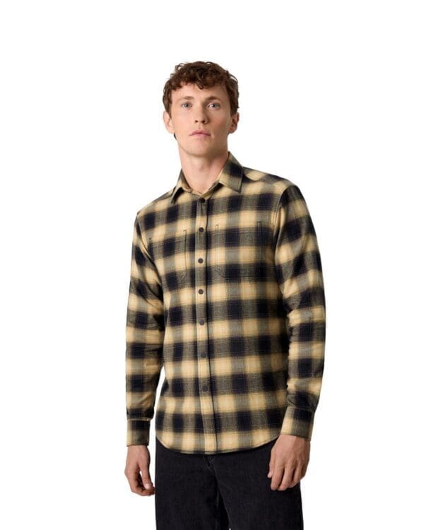 Flannellskjúrta Sand (unisex)