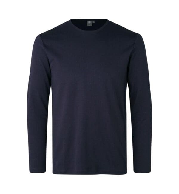Interlock blusa v/longum ermum, navy