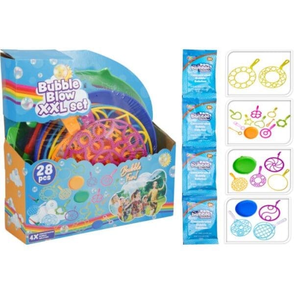 Sápubløðru sett XXL v/ 28stk & 4 ymisk mynstur